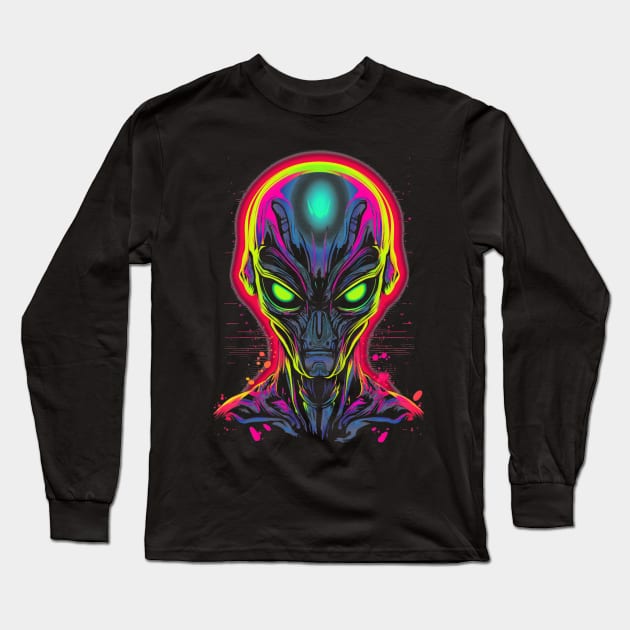 Aliens are here Long Sleeve T-Shirt by TNM Design